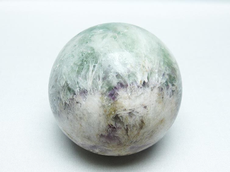 フェザーインフローライト62mm☆スフィア☆丸玉(台座付き)【328】