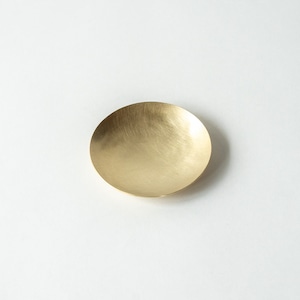 丸皿＜SS＞ / 真鍮　minimal plate <circle-SS> / brass