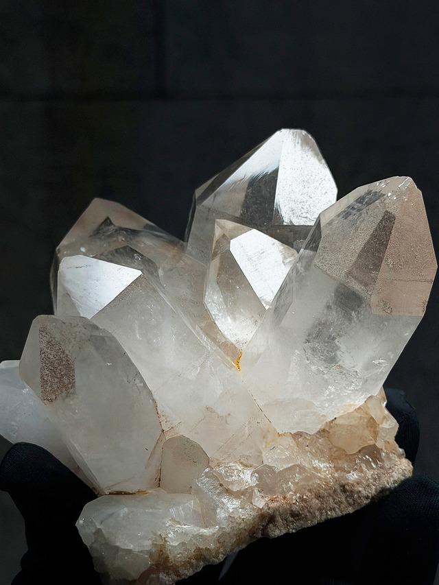 クォーツクラスター【ML-0175】インド マニカラン