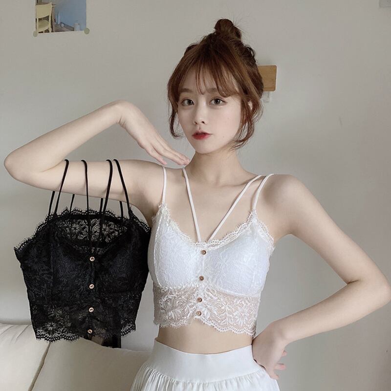 ホワイトレースレディースサマートップス ショート 夏物 試着室38293355039