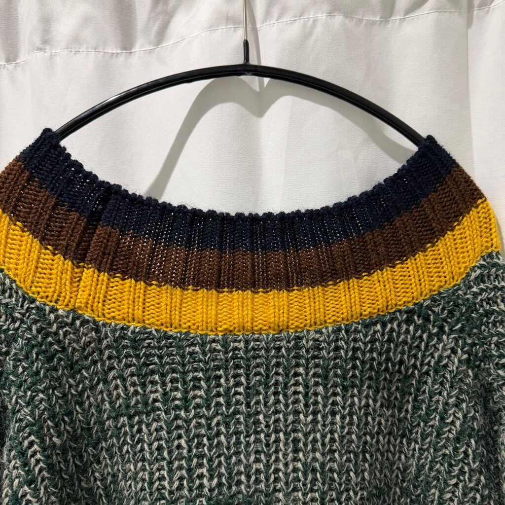 お*み様 kolor BEACON 21aw ニット 21WBM-N01331 kolor BEACON カラービーコン 21AW Mixed Knit V neck Vネックニット