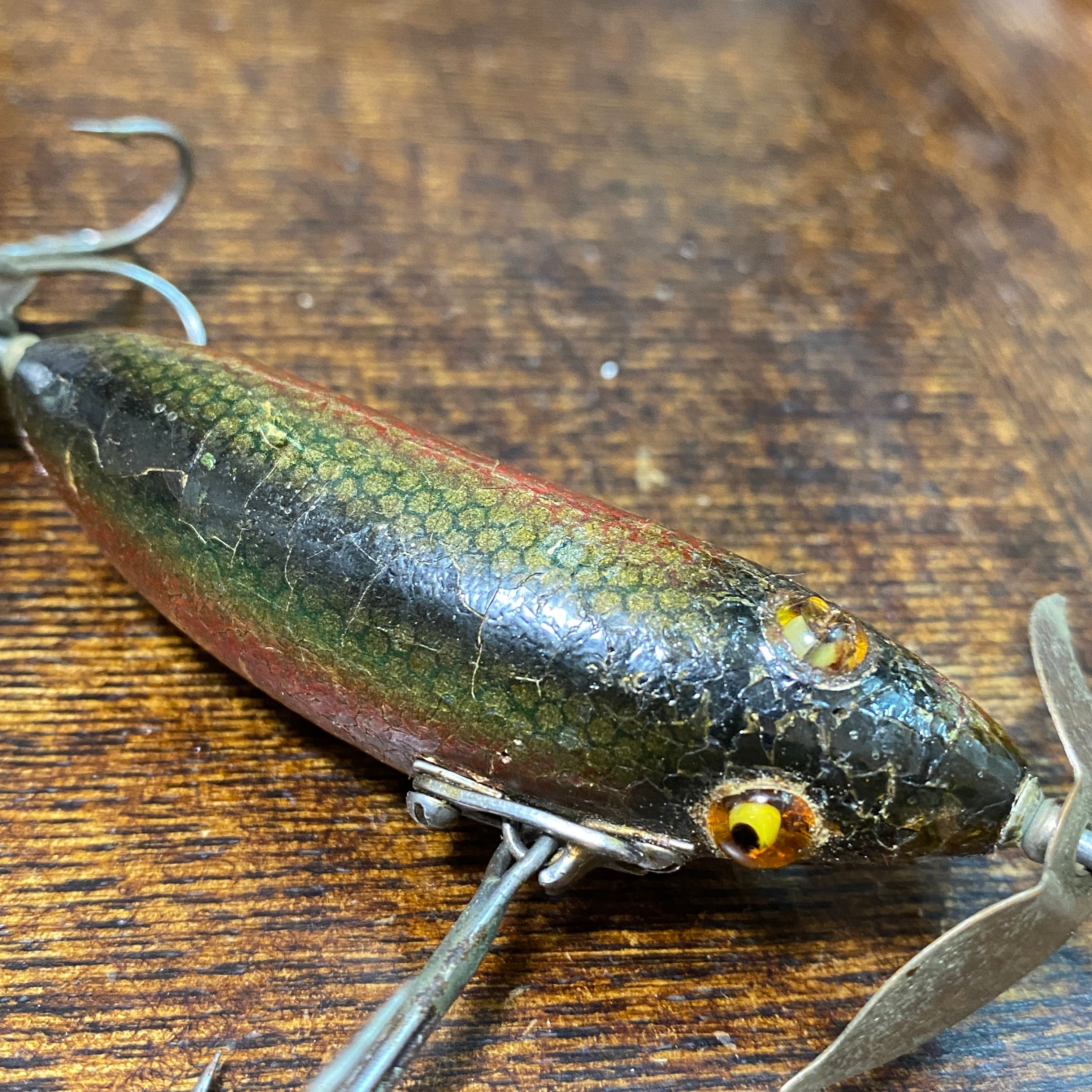 ヘドン ルアー ドワジャック SOS ウンデッドミノー 初期型 Lリグ