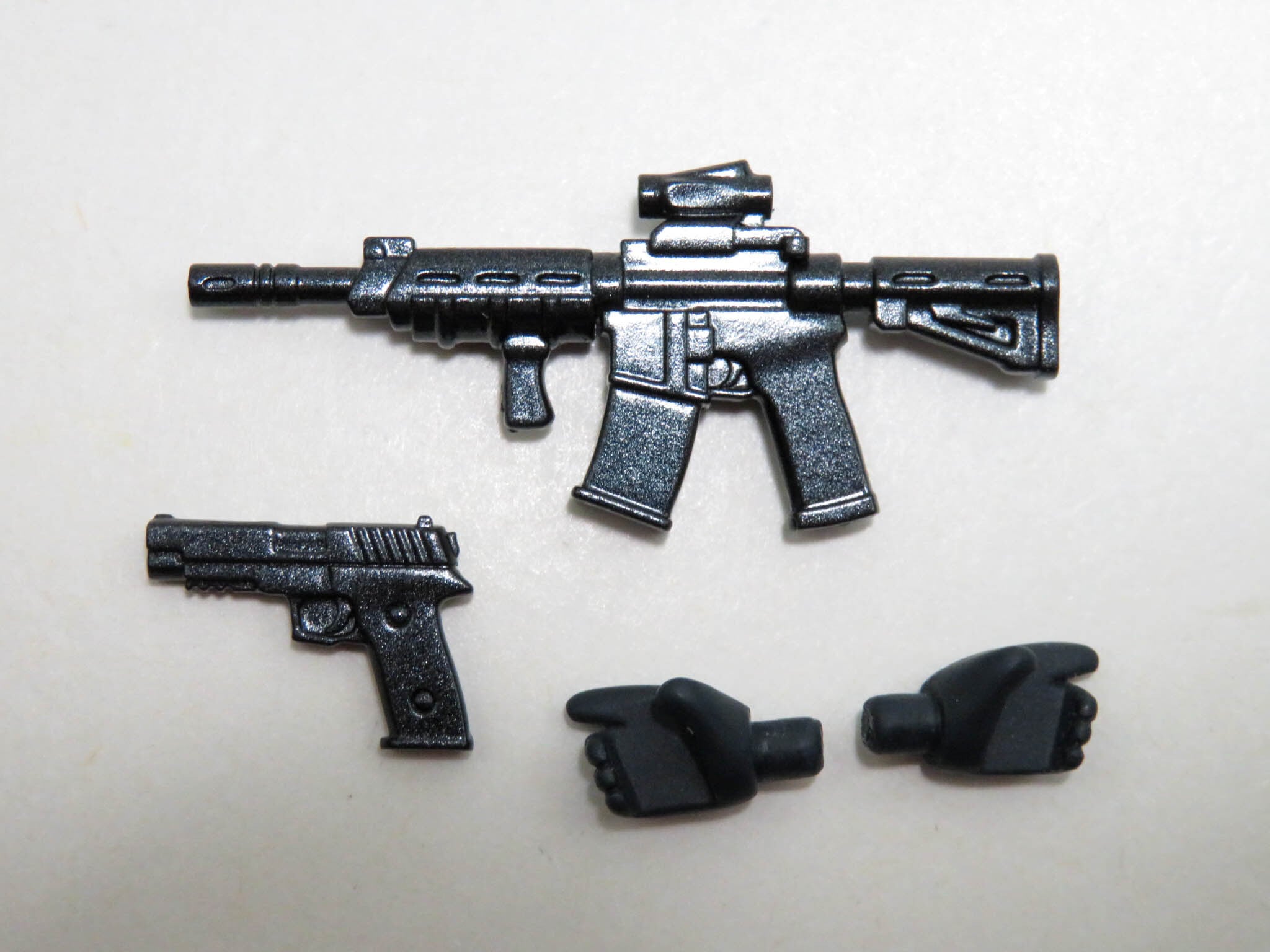 【2788】 錠前サオリ 小物パーツ アサルトライフルとピストル ねんどろいど