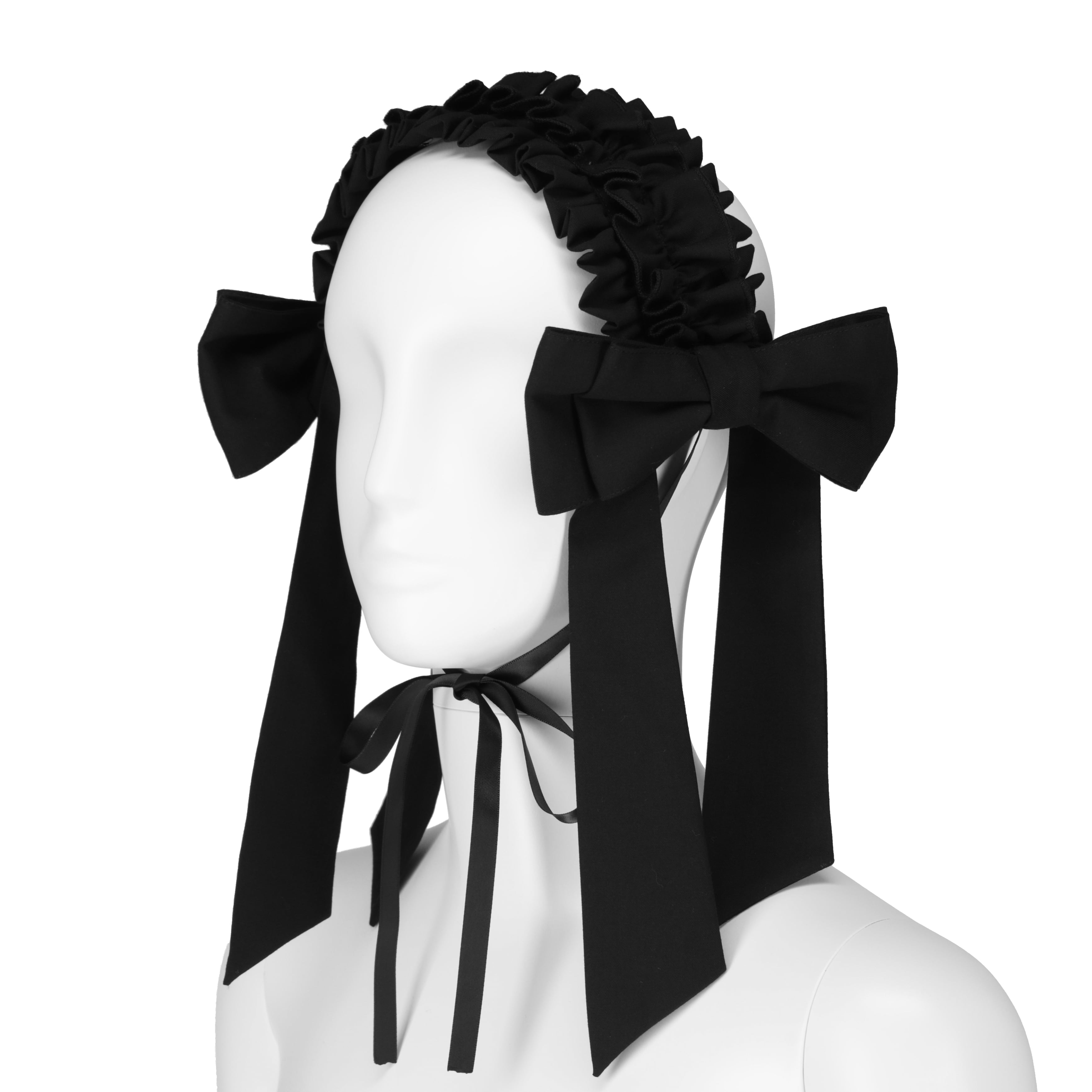 リボンヘッドドレス　BLACK