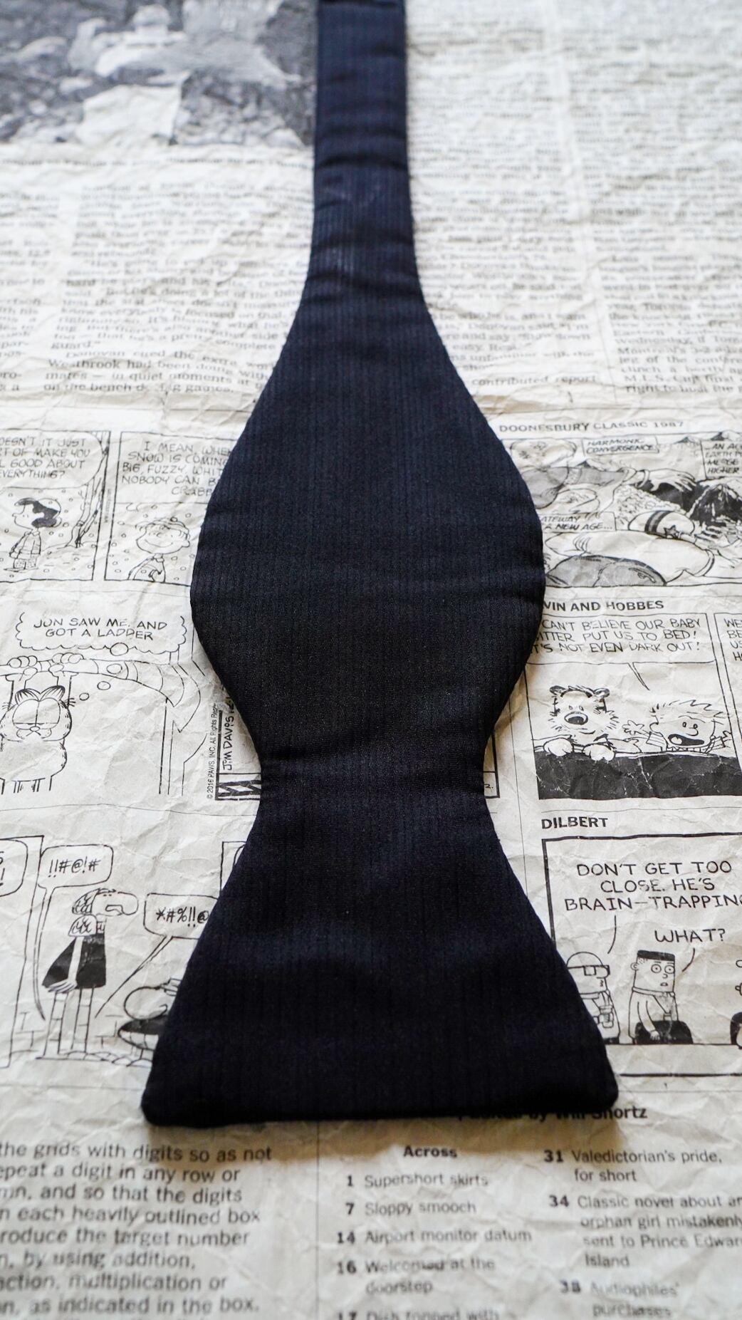 1960s】BROOKS BROTHERS ブルックスブラザーズ ソリッド ボウタイ 《黒