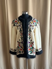 embroidery design knit jacket-5105-12