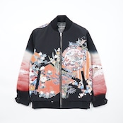 【BJK-M014】XSsize再構築リバーシブル着物ボンバー  KIMONO REVERSIBLE BOMBER JACKET
