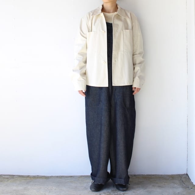 THE HINOKI ザヒノキ Short Shirt Jacket オーガニックコットンウェザーシャツジャケット IVORY | C.COUNTLY ONLINE STORE|メンズ・レディス・ユニセックス通販 powered by BASE