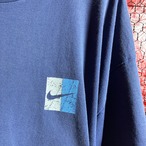 90s〜00s USA製 NIKE JUST DO IT Tシャツ ネイビー ナイキ