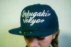 2021 “Rakugaki Tokyo” Logo Snap Back Cap Navy