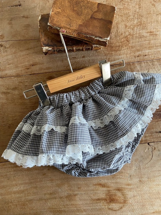 予約：Checkered race skirt〔anneshirley〕