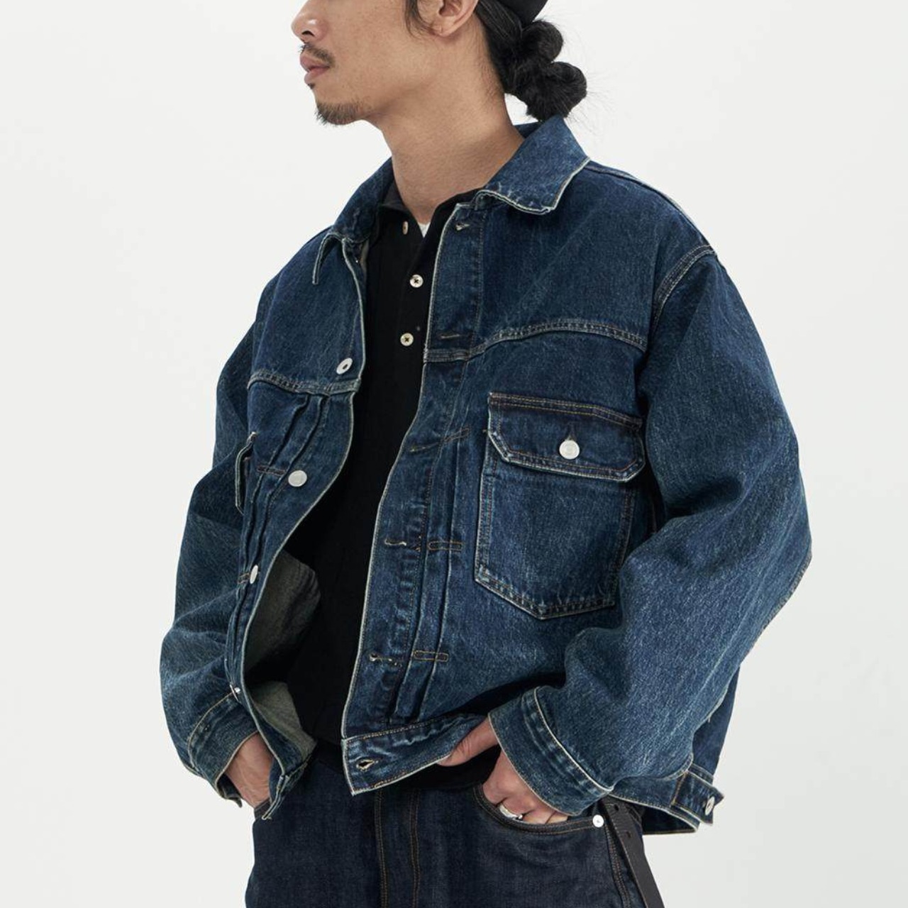 ヴィンテージ リビルド デニムジャケット K5597 - 1