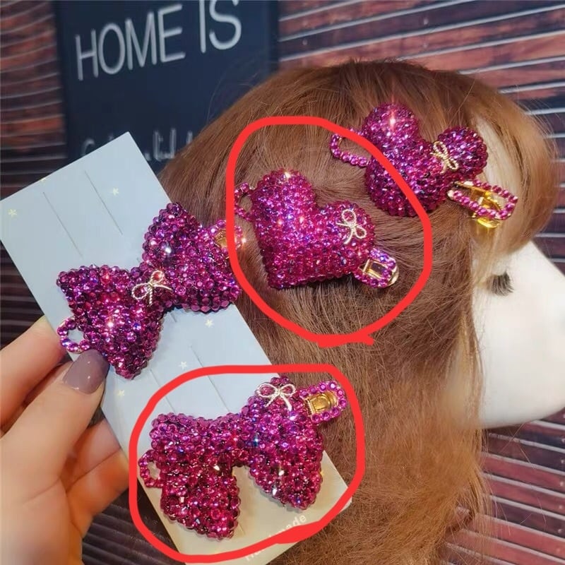 SALE❣️【即納❣️【複数デザイン】ヘアピン ヘアゴム ハート リボン