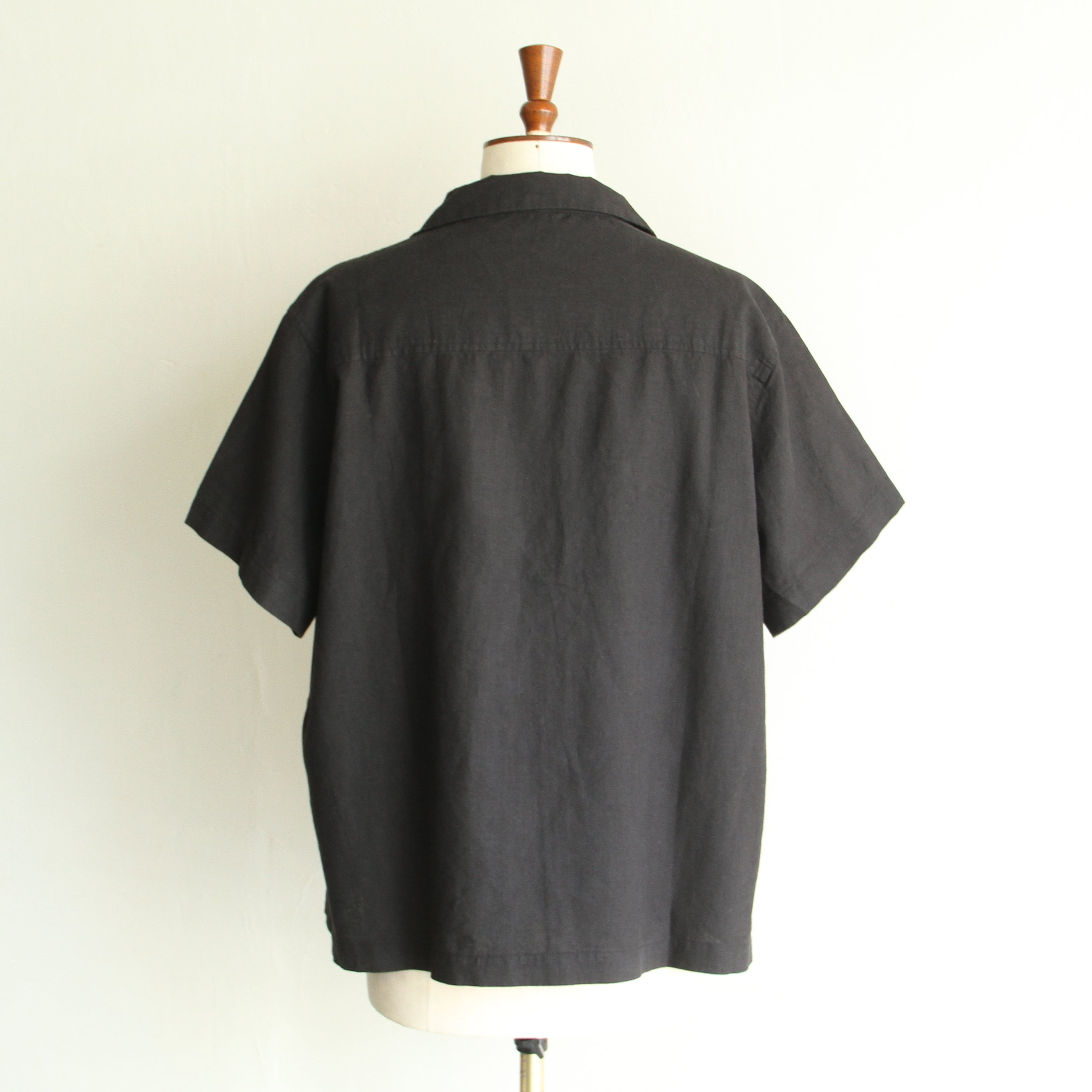 alvana Linen open collar shirt | Terminal