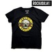 【正規品】【在庫処分セール】ROCKABILIA GUNS N ROSES  Bullet Logo on Black T-shirt　ロッカビリア レディース バンドTシャツ ガンズ・アンド・ローゼズ【440615-11-blk】