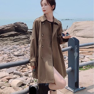 【送料無料】 トレンチコート チェスターコート アウター 羽織り ロング 長袖 Vネック 襟付き フレア Aライン ボタン カーキ ブラウン くすみカラー 大人カラー ベイクドカラー 秋カラー ニュアンスカラー かわいい 大人可愛い 綺麗 シンプル カジュアル 大人 上品 おしゃれ お洒落 大人女子 こなれ感 エレガント コンサバ 定番アイテム 体型カバー 無地 秋 女性 レディース ママ 20代 30代 40代 オフィス ビジネス OL 通勤 デート お出かけ 女子会 お茶会 休日 アウトドア