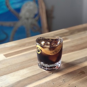 Rocks Glass【OCTOPUS(タコ)】タコ足アートのロックグラス Lū'au by MĀLAMA