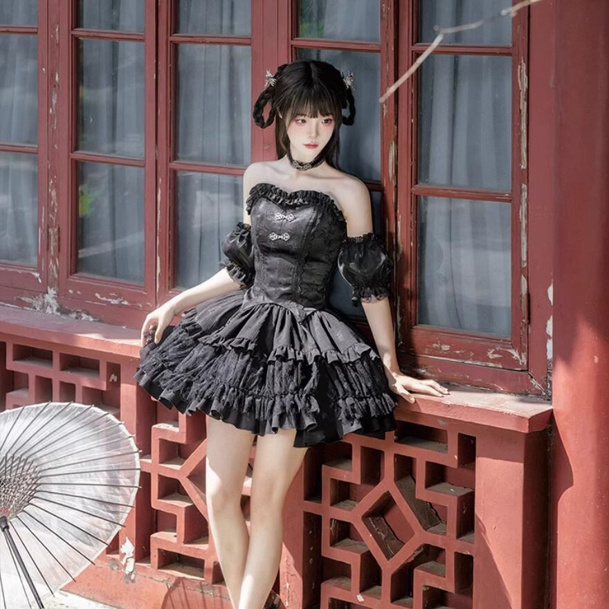 ゆめかわ 参戦服 サブカル ゴスロリ ねこみみ オープン