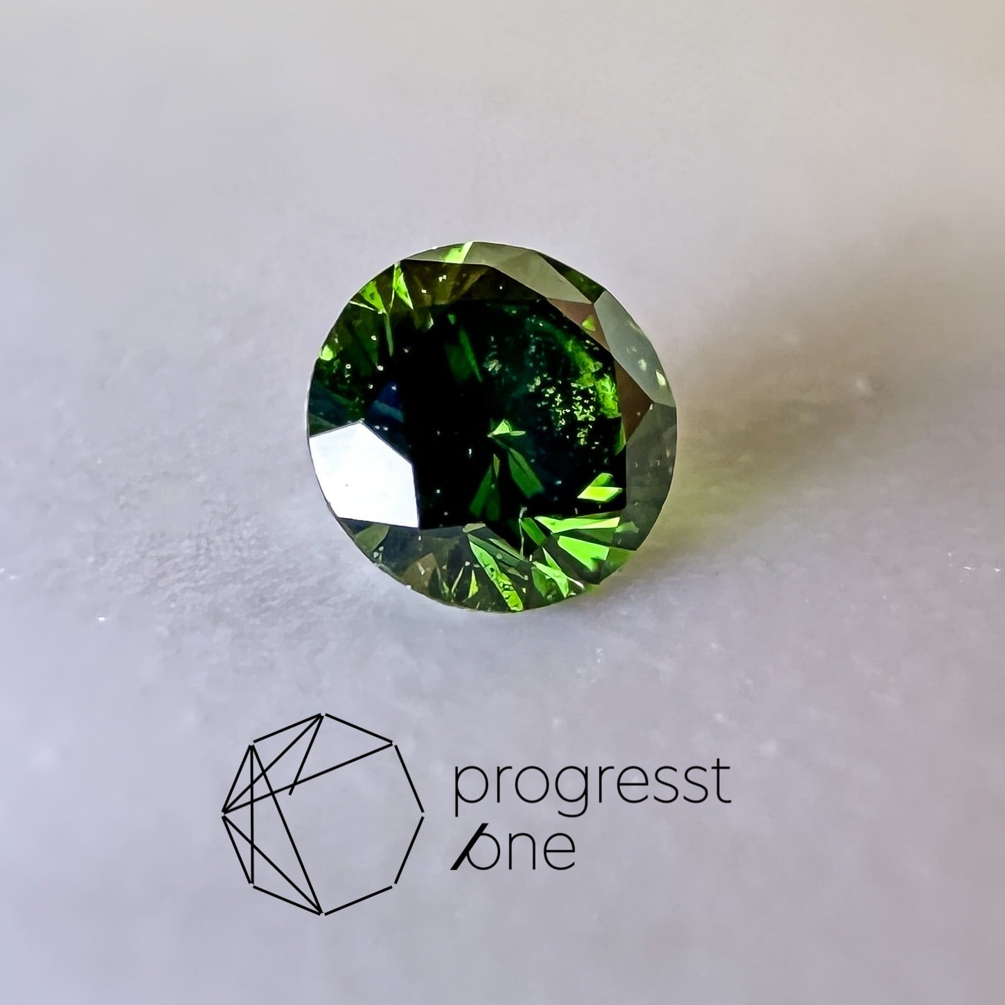 トリートグリーンダイヤモンド0.111ct CGLソ付 | progresstone