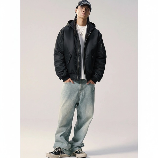 Front pocket design jacket P229