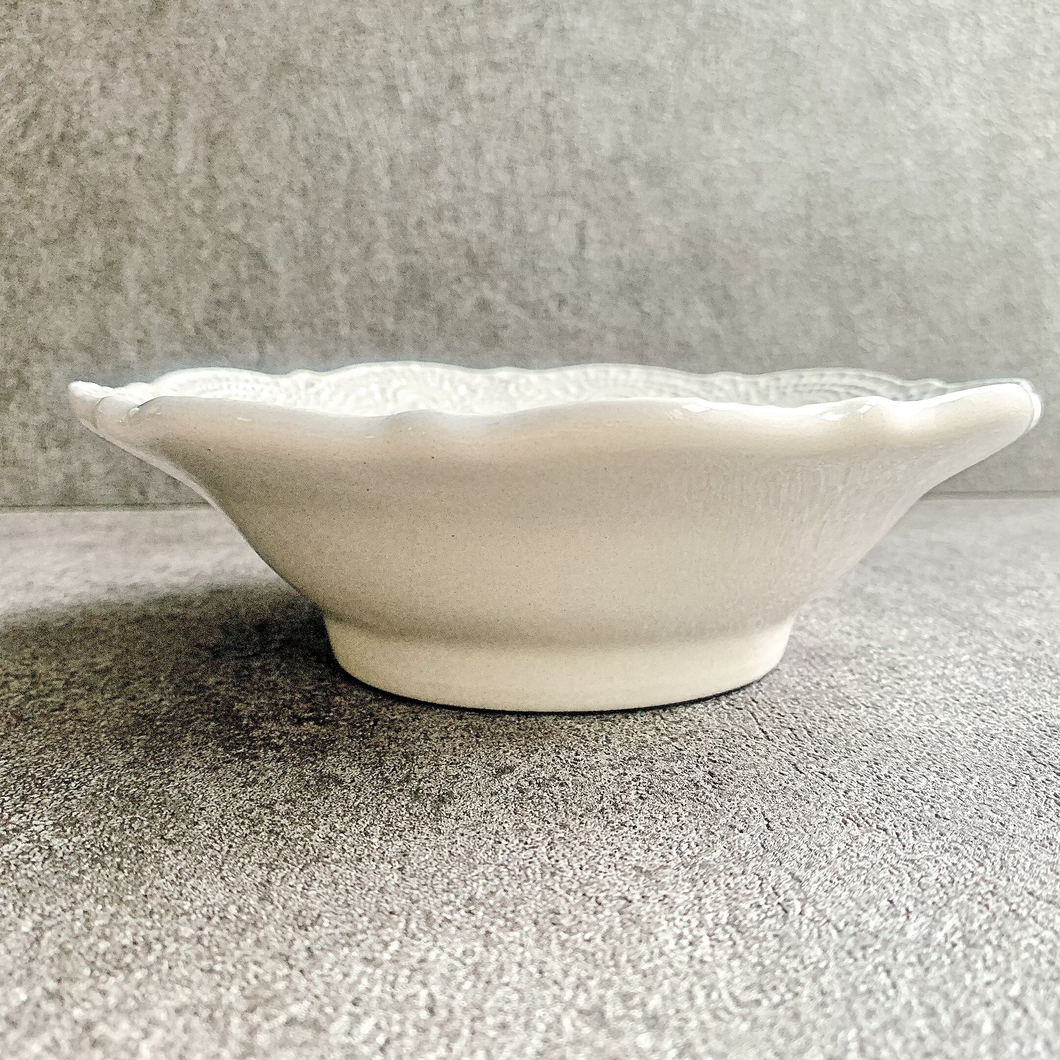 La Ceramica ラセラミカ クリームレースボウル | Floraison Table