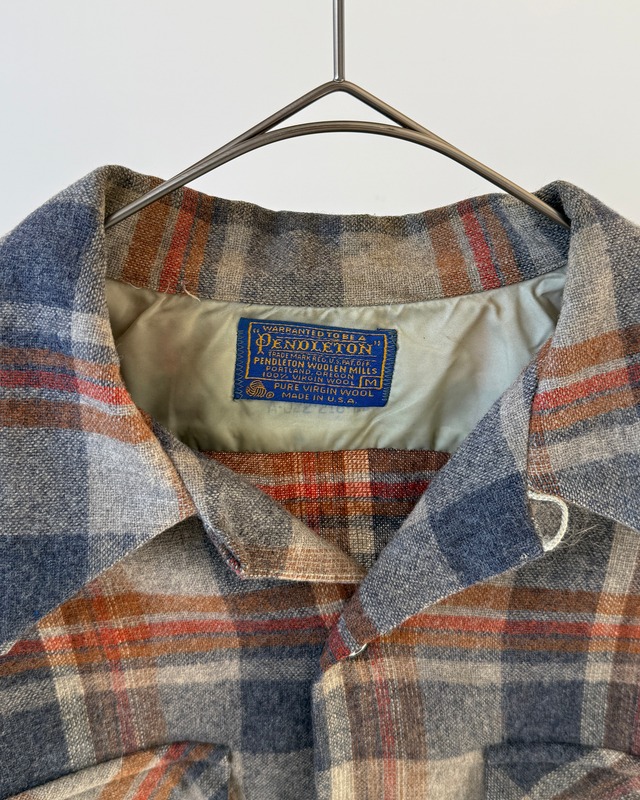 -Pendleton- Vintage 70s M Board Shirt made in USA