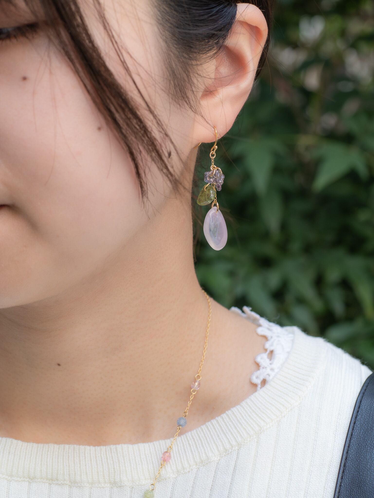 2025年 6月 今月の逸品 さくらひとえ 紫陽花ピアス | linodrops
