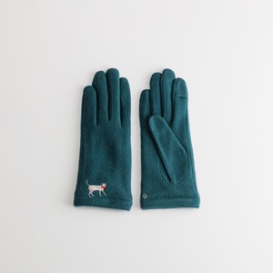 おさんぽねこ刺繍ジャージグローブ / タッチパネル対応(WOMEN)