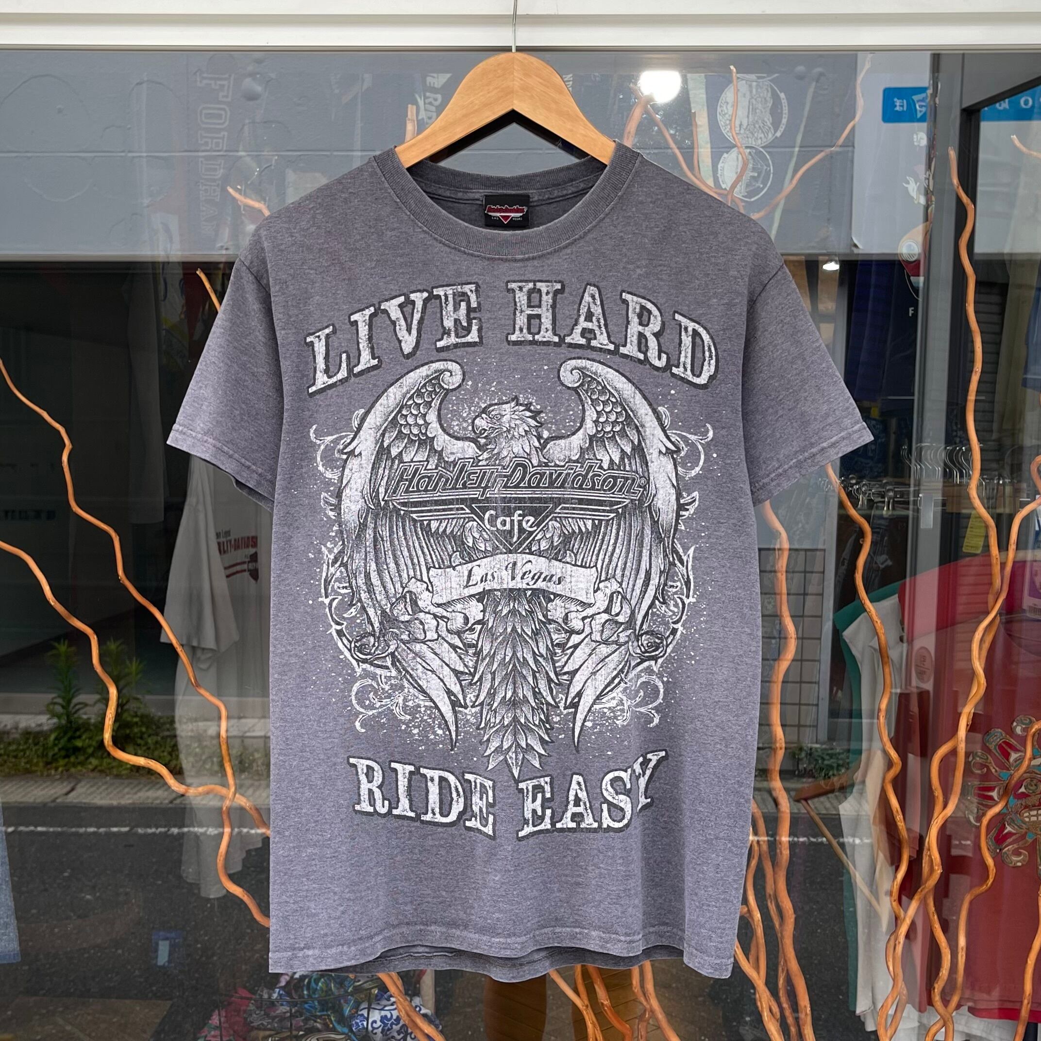 【Sz:? M程】00s HARLEY DAVIDSON CAFA Tシャツ