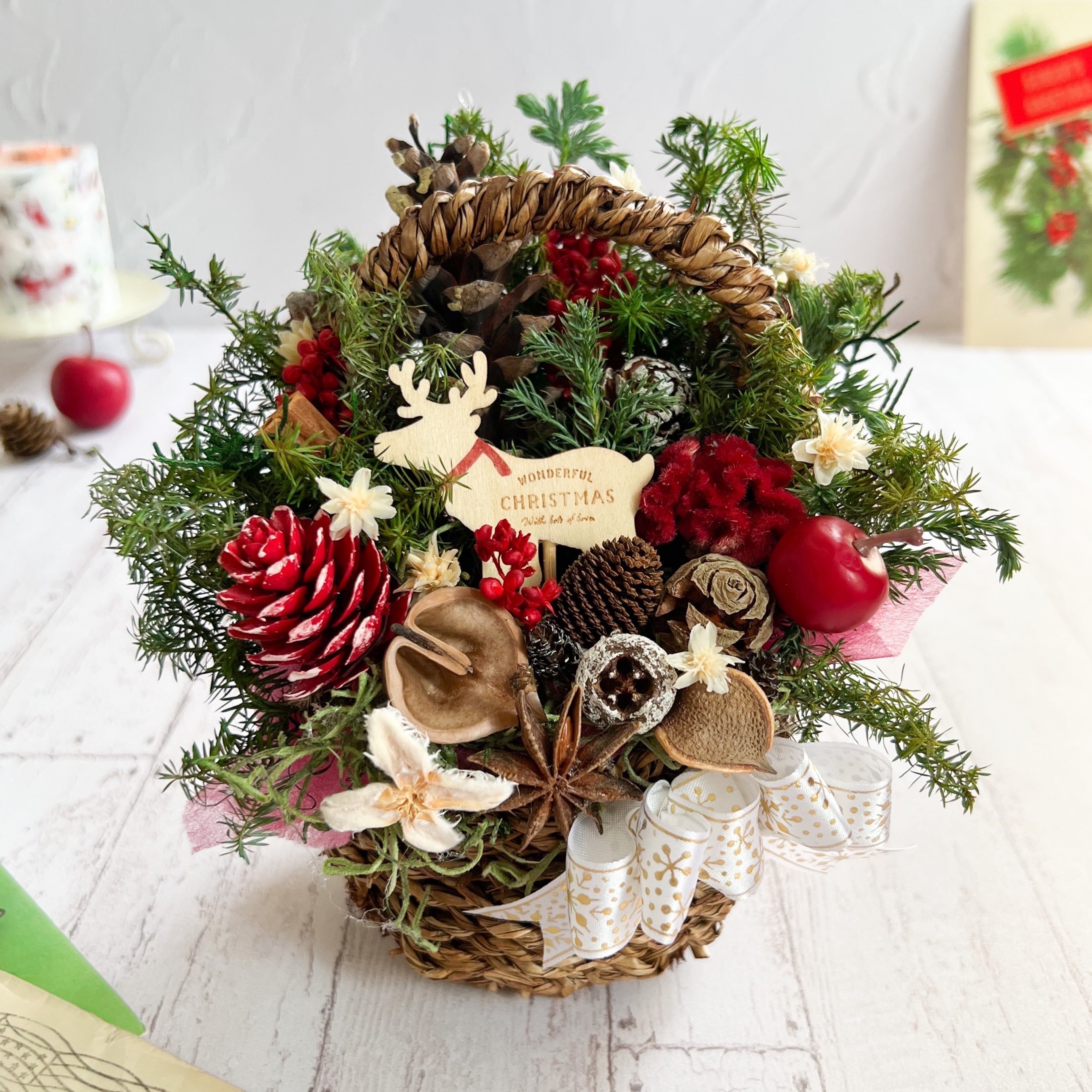 完売⭐️森からの贈り物❤️まるごと木の実のリース❝᷀ົཽ⁎