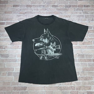 1990s DOG T-SHIRT BLACK