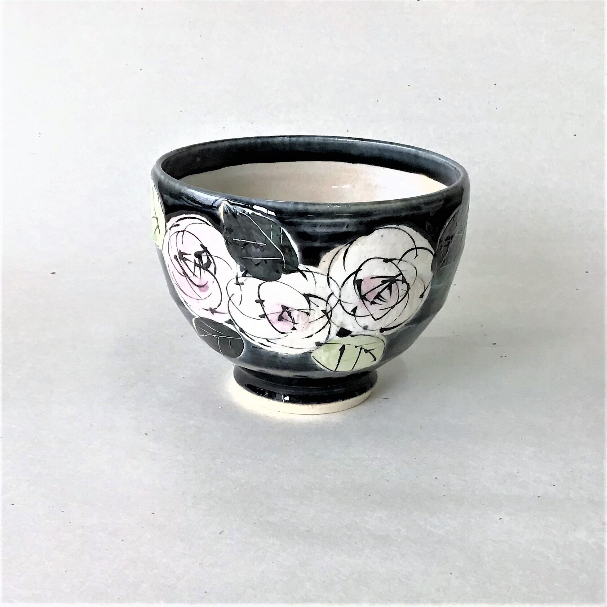 小ぶり丼 藍ばら