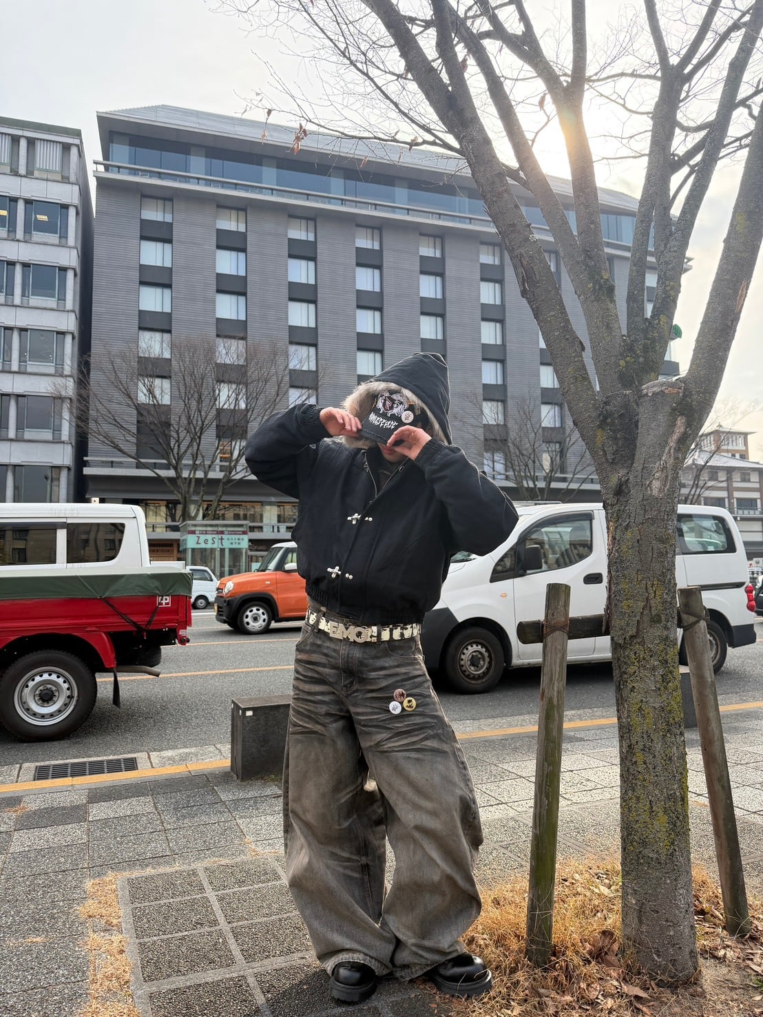 ファー付きファイヤーマンジャケット el1481 | elev fashion store