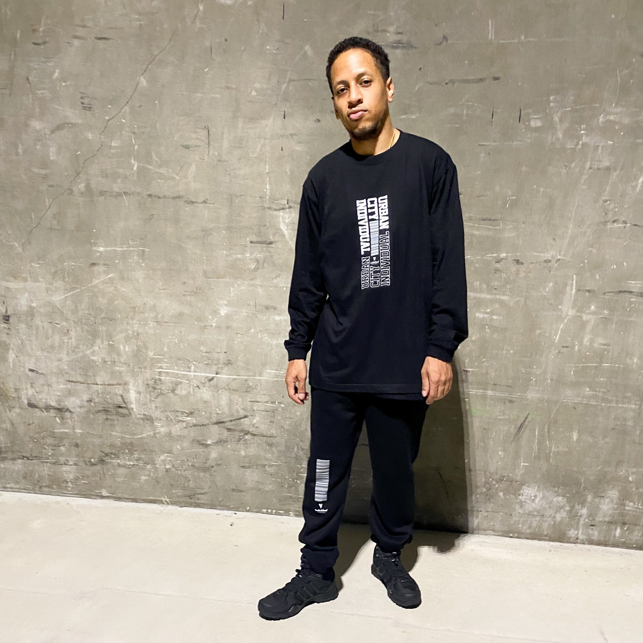 Urban City Sweat Pants BARCODE/ BLACK