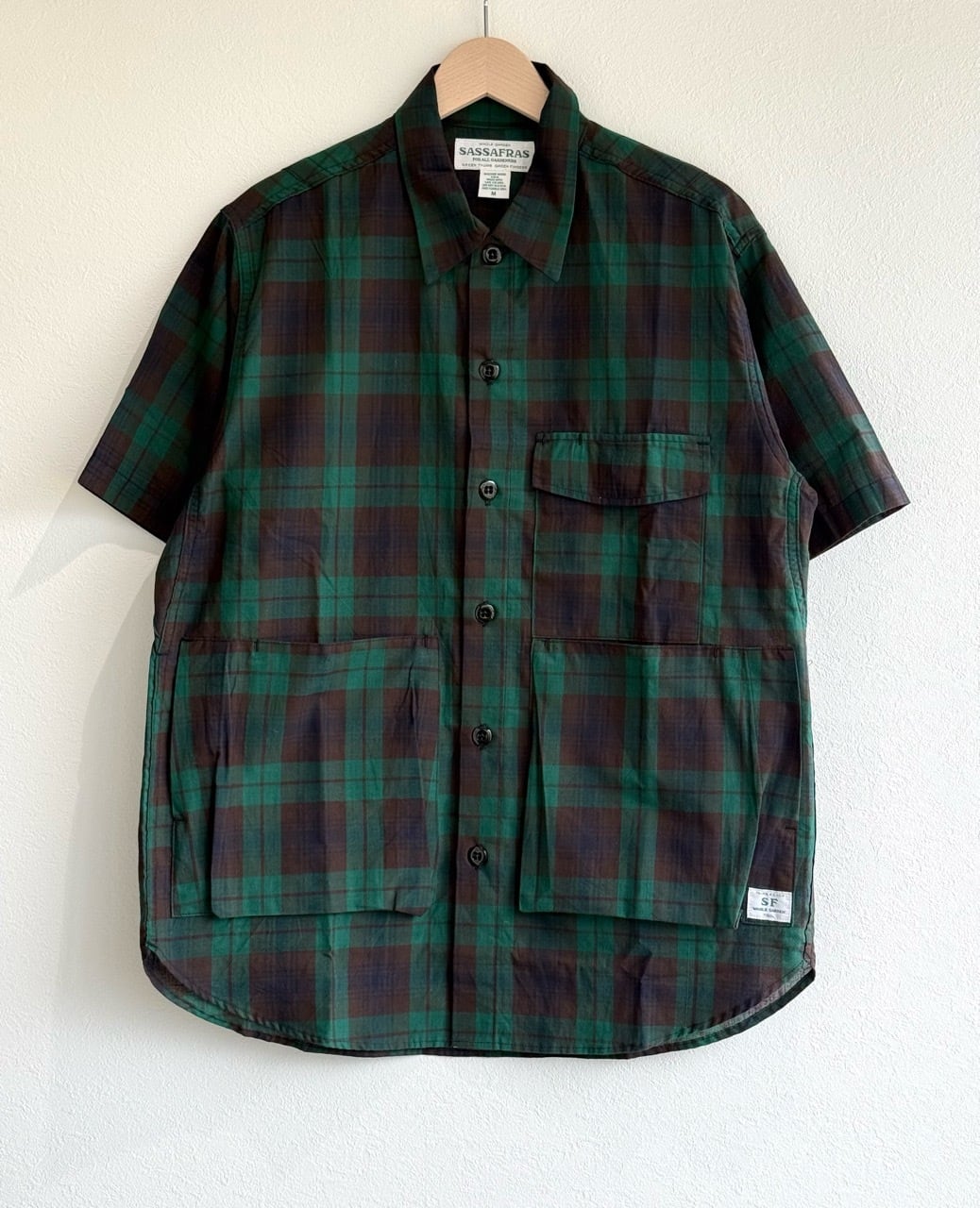 SASSAFRAS] overgrown hiker vest SF-252273 ササフラス オーバー