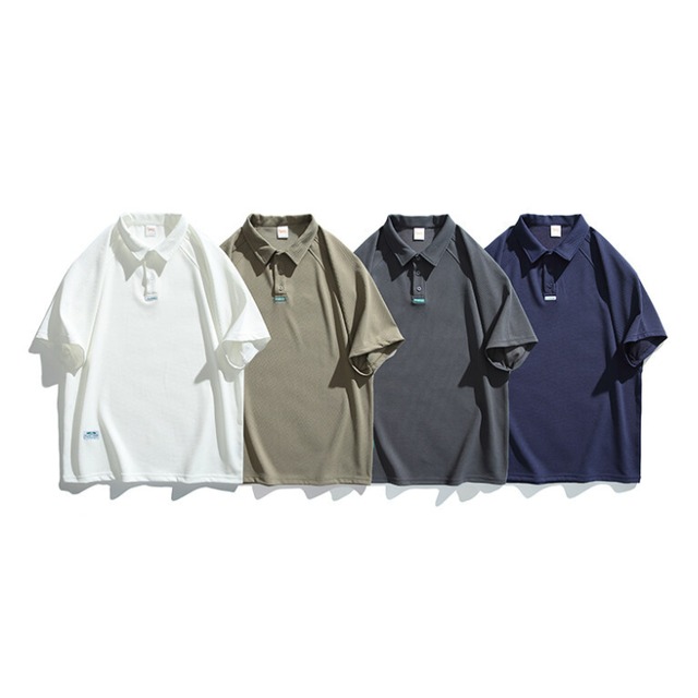Box Silhouette Regular Collar Polo Shirt ‐4col‐  A0596