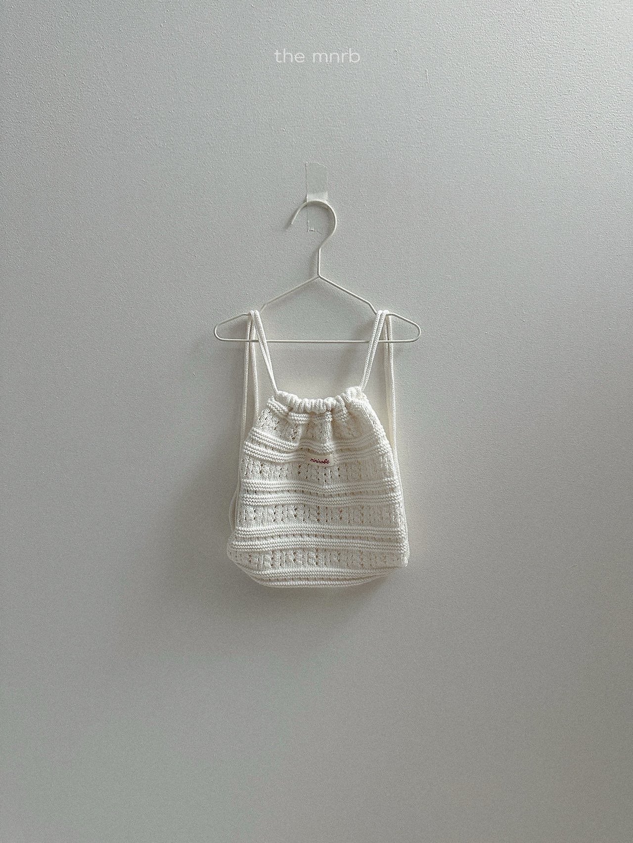 送料無料【予約】/ クロシェットニットバッグ / minirobe