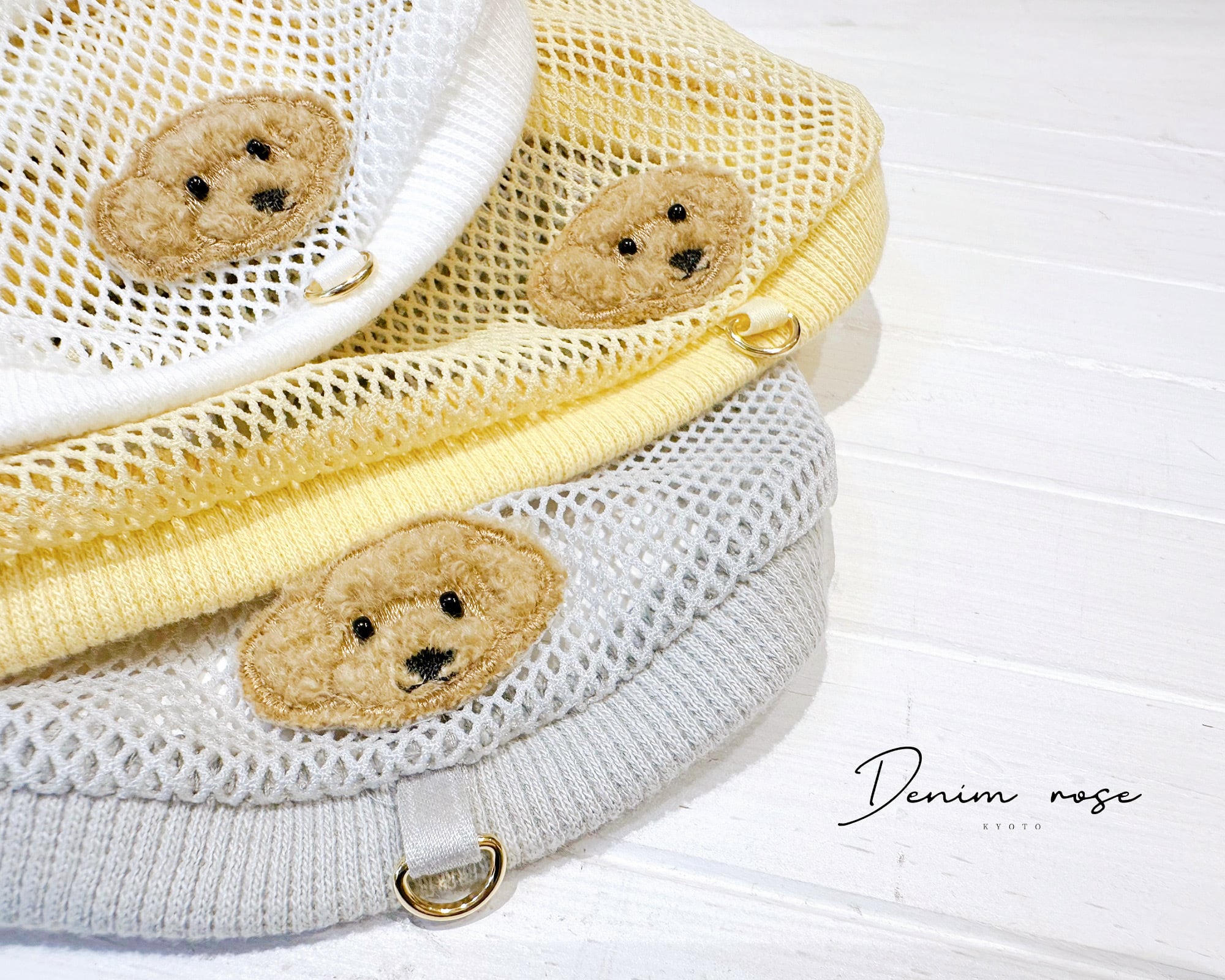 ワッペンメッシュカーディガン | DENIM ROSE