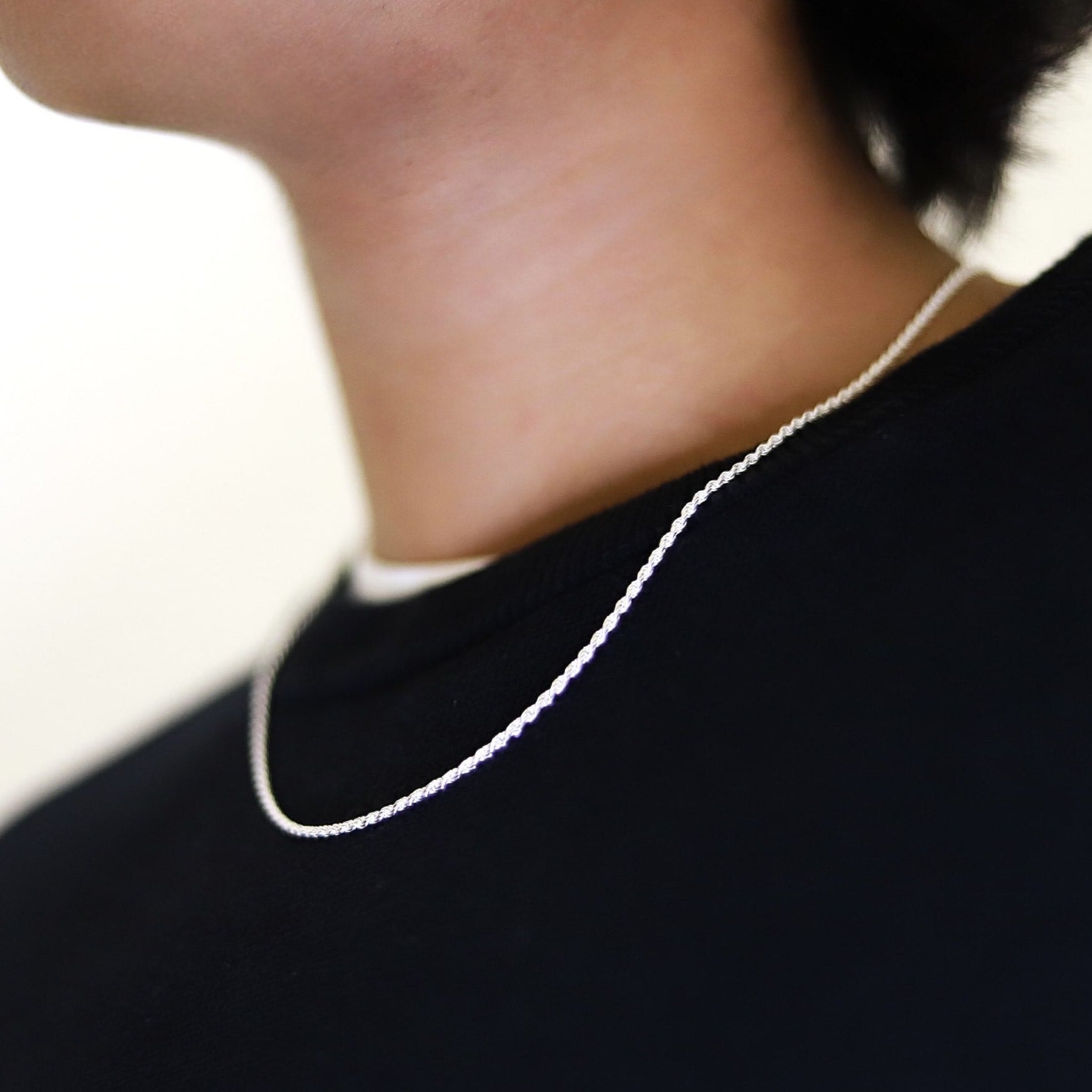 当店人気No.1ネックレス】F.H. シルバーネックレス（ロープチェーン