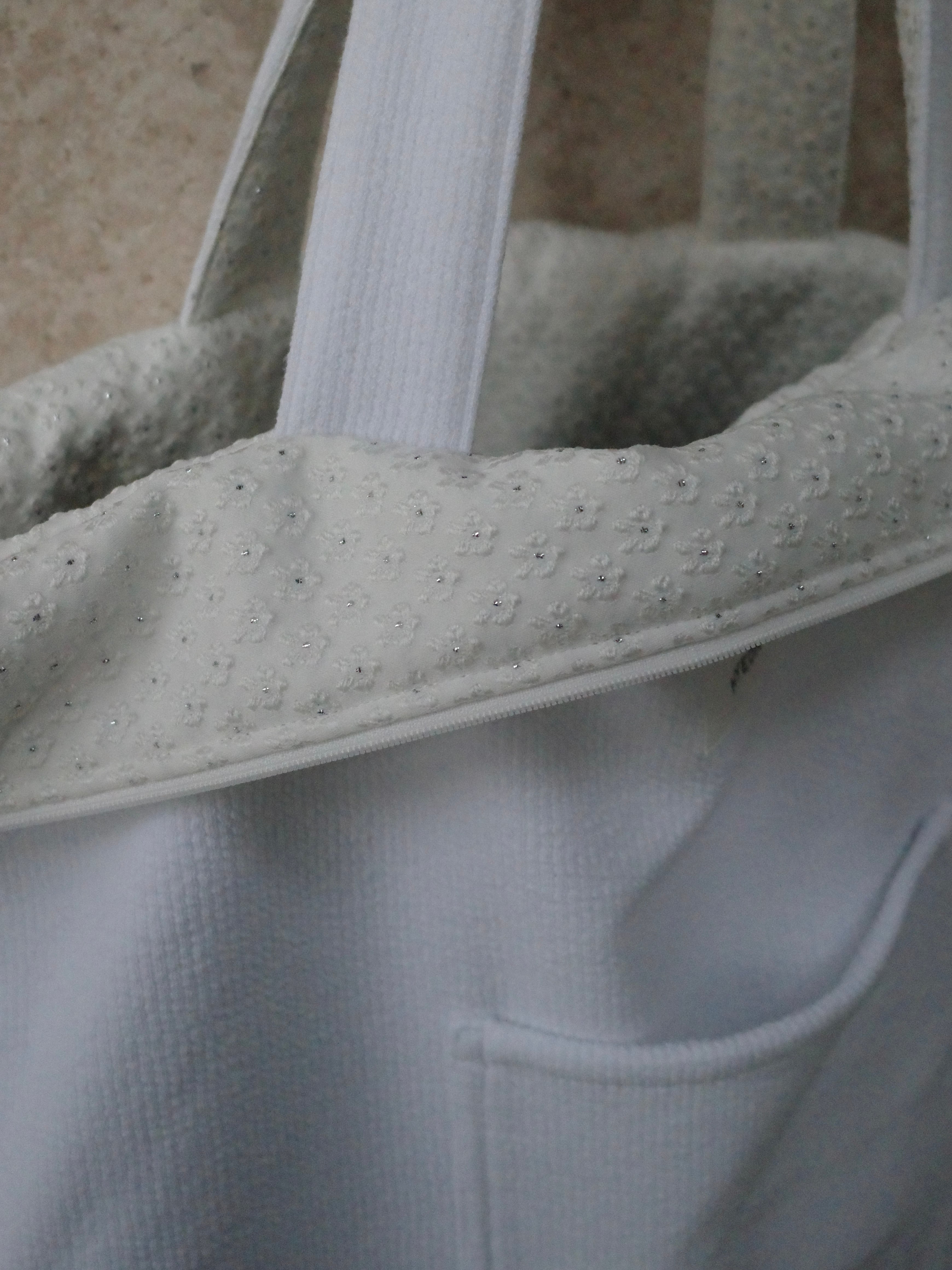 flower jacquard bag 