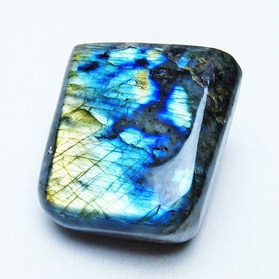 ラブラドライト 原石 一点物 181-4286