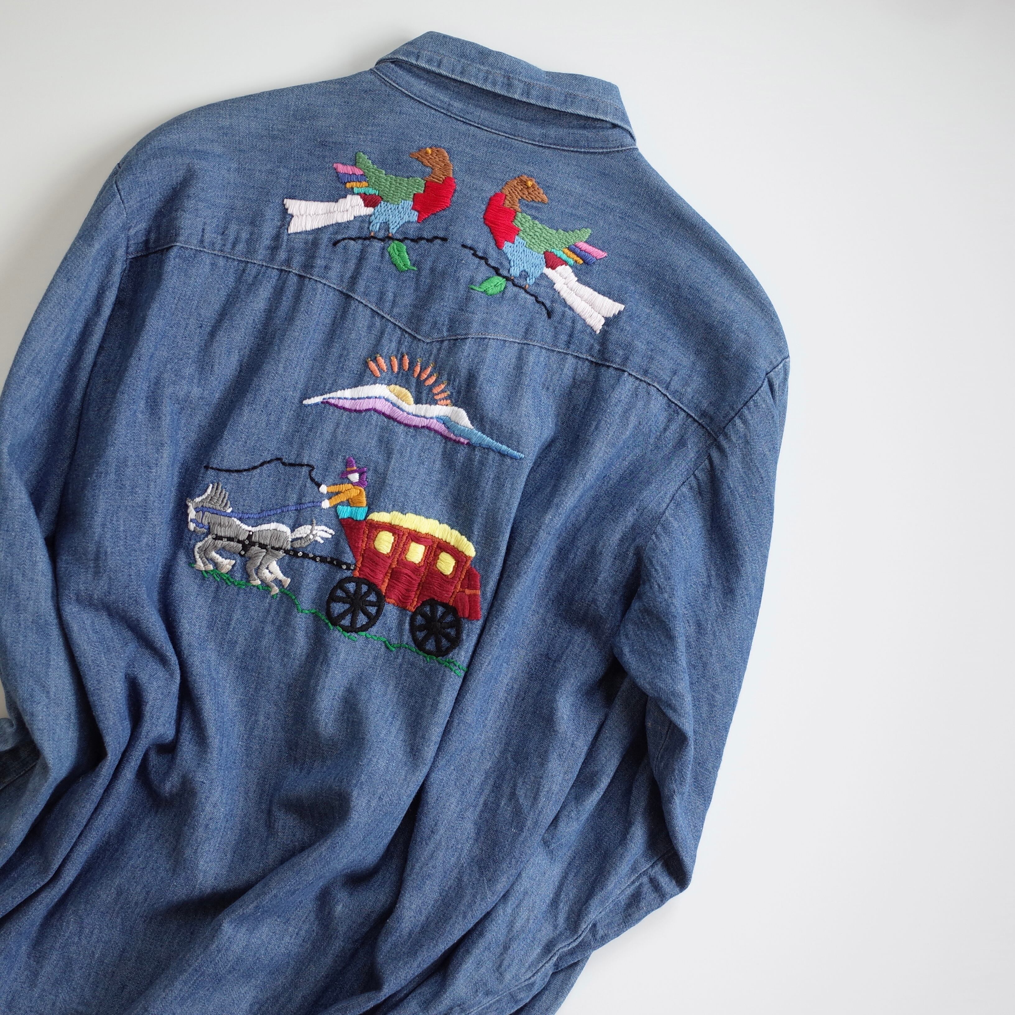 80s DEE CEE denim western shirt