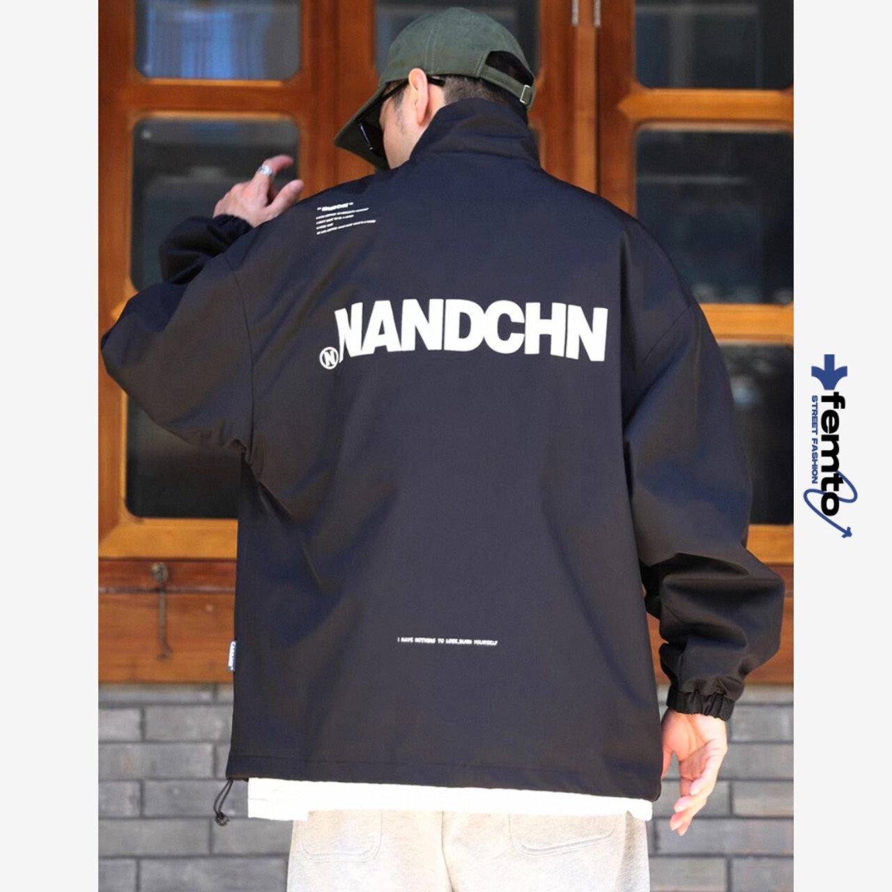 Back logo oversized track jacket 1279 - 1