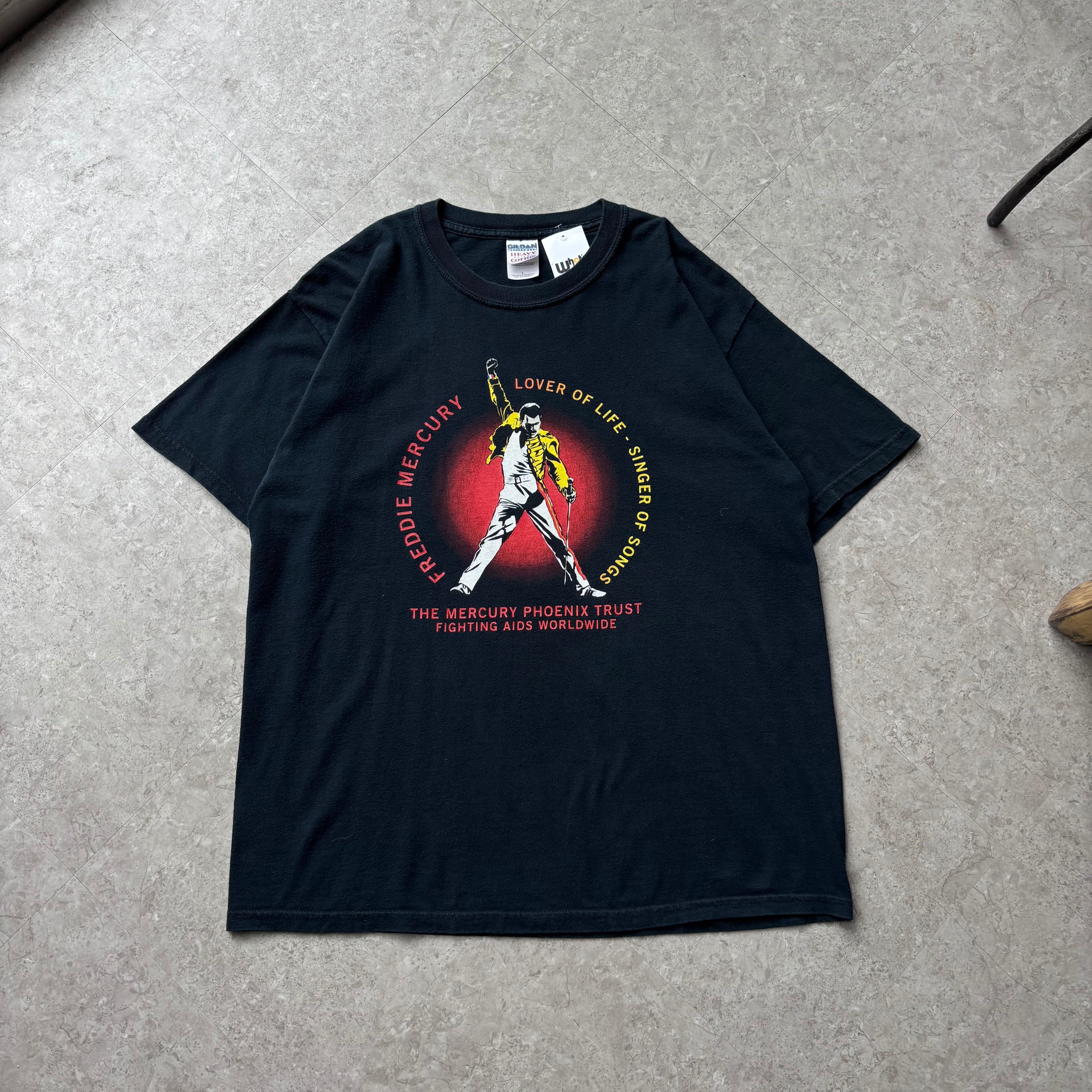 00s The Mercury Phoenix Trust "FIGHITING AIDS WORLDWIDE" T-shirt【仙台店】