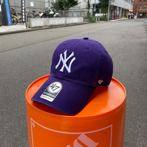 '47 clean up cap "NY Yankees" : purple