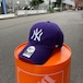 '47 clean up cap "NY Yankees" : purple