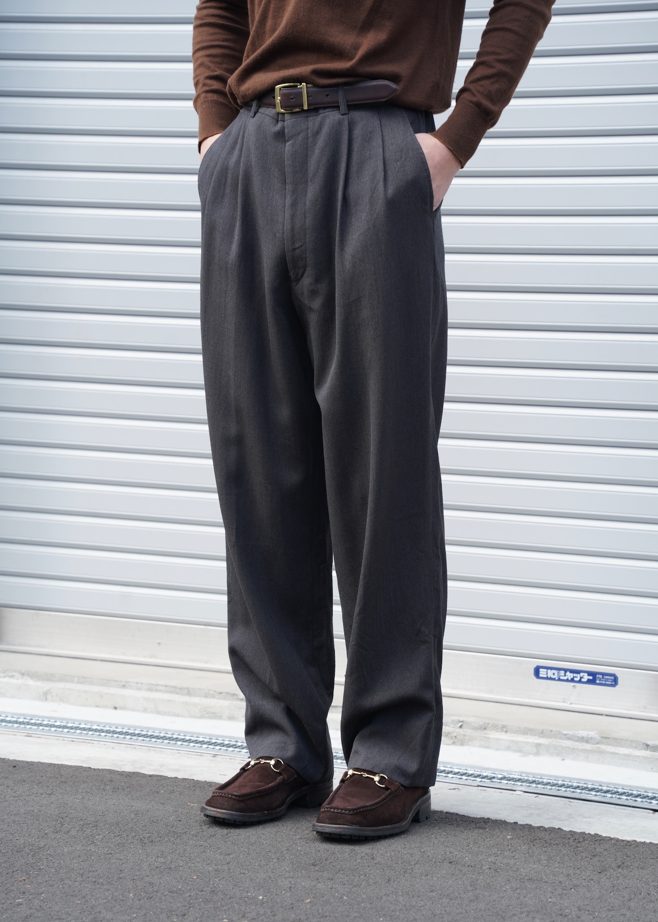 COMME des GARCONS HOMME DEUX AD1990 wide tapered slacks