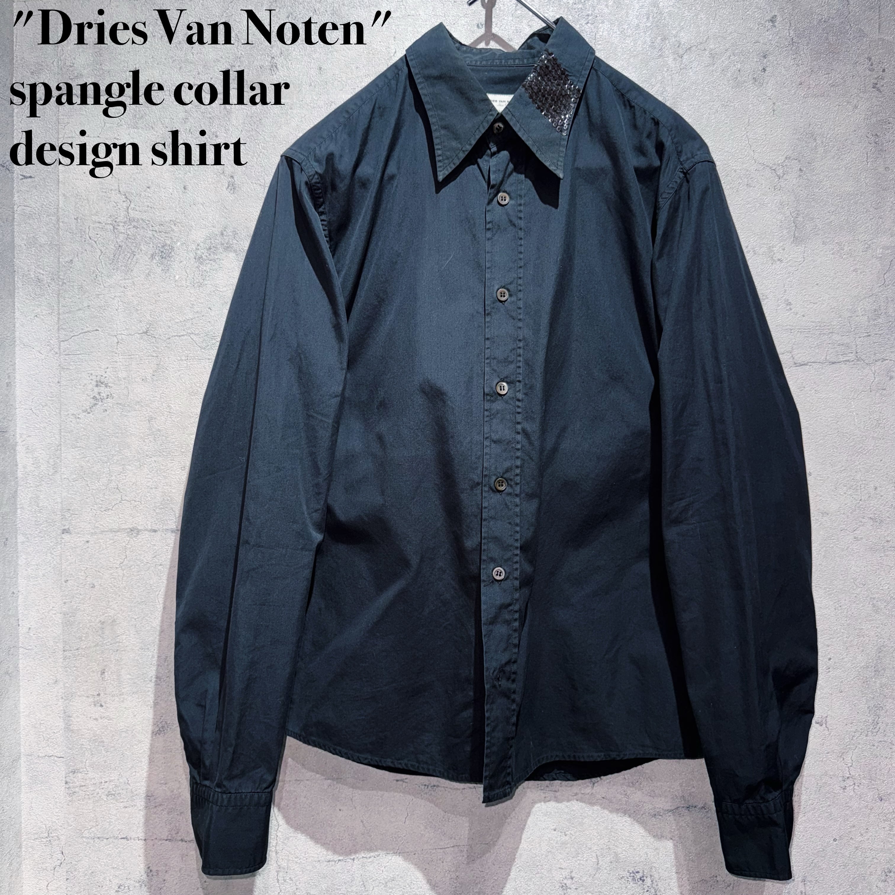 "Dries Van Noten"spangle collar design shirt