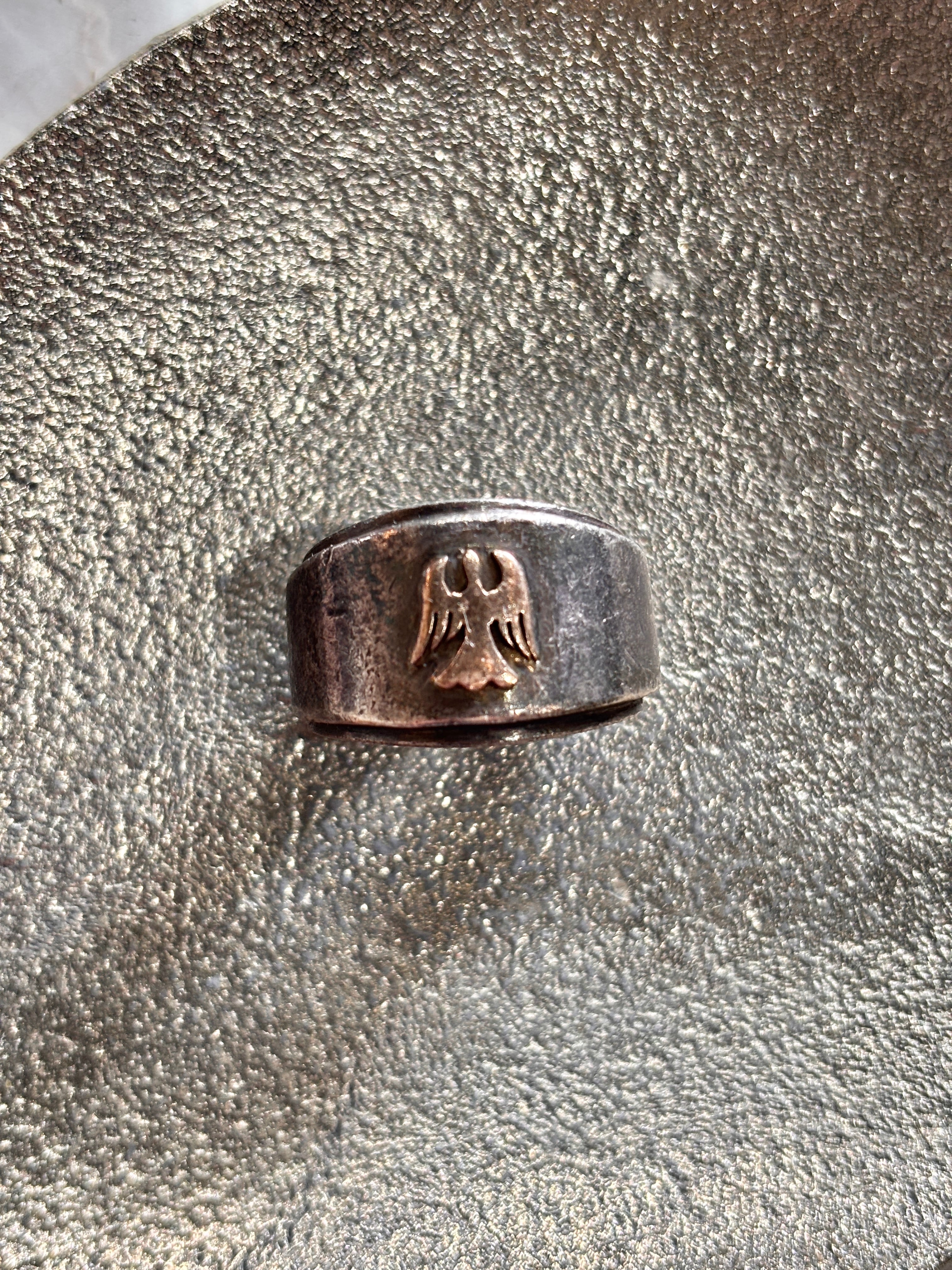 90～00s GOODENOUGH/College ring/16号相当/GE刻印/カレッジリング