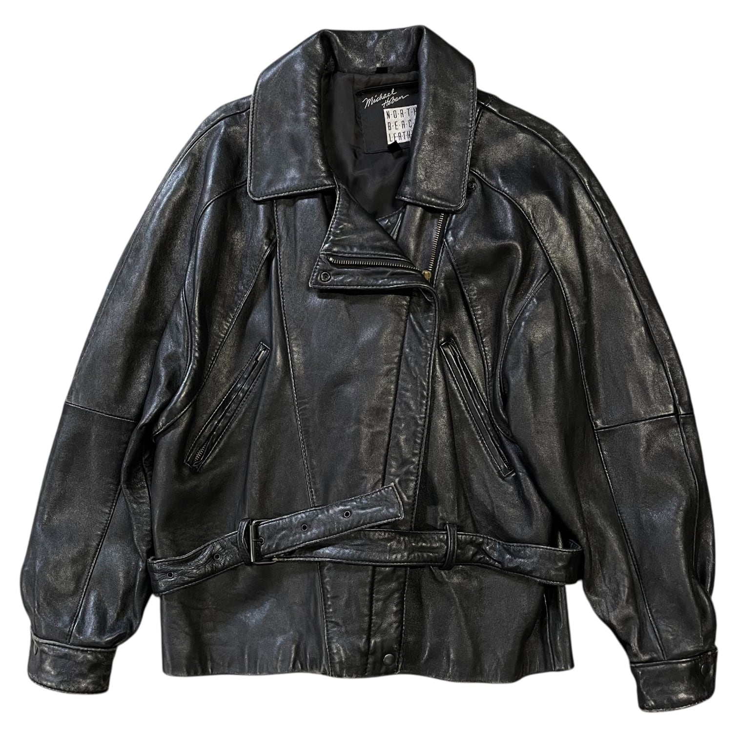 初期 Ann Demeulemeester アンドゥムルメステール クラックレザー